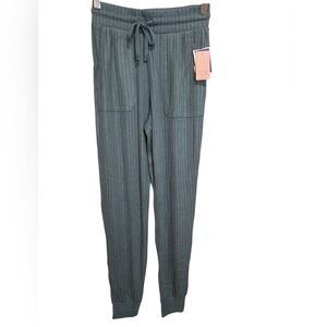Pink Rose Gray Sweatpants Comfortable Joggers